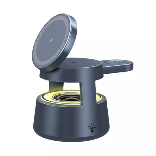 FLØ Five (FL-OJD132) 5 az 1-ben vezeték nélküli töltő BT hangszóróval - metálszürke