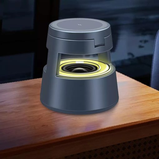 FLØ Five (FL-OJD132) 5 az 1-ben vezeték nélküli töltő BT hangszóróval - metálszürke